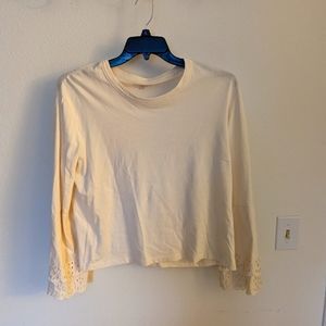 Made well beige long sleeve t-shirt
